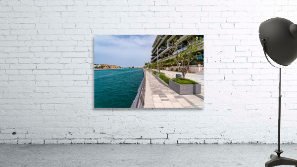 Modern apartments on the Dubai Canal close to Jumeirah beach Wall Preview