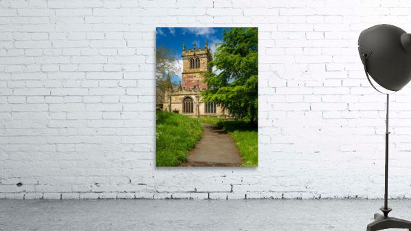 Parish church of St Marys in Ellesmere Shropshire Wall Preview