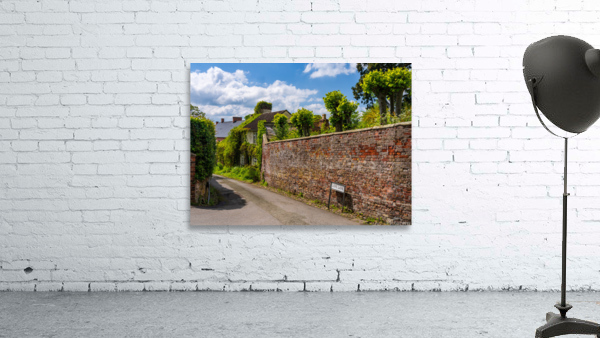 Georgian brick home by Love Lane in Ellesmere Shropshire Wall Preview