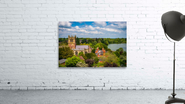 Parish church of St Marys in Ellesmere Shropshire Wall Preview