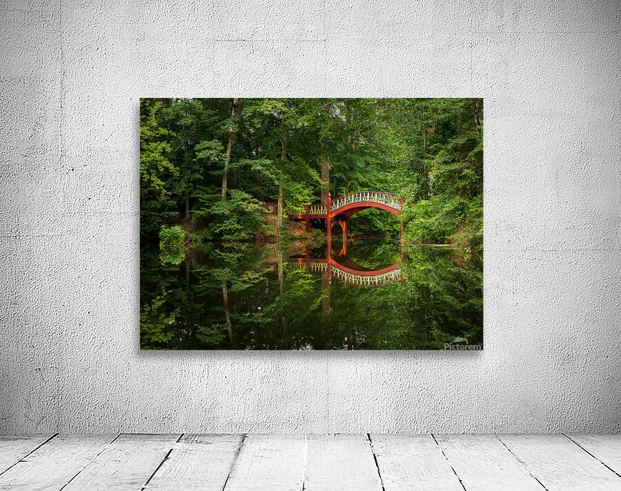 Crim Dell bridge at William and Mary college Wall Preview