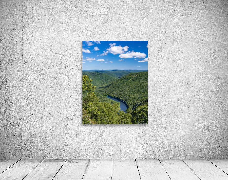 Cheat river seen from Snake Hill overlook near Morgantown Wall Preview
