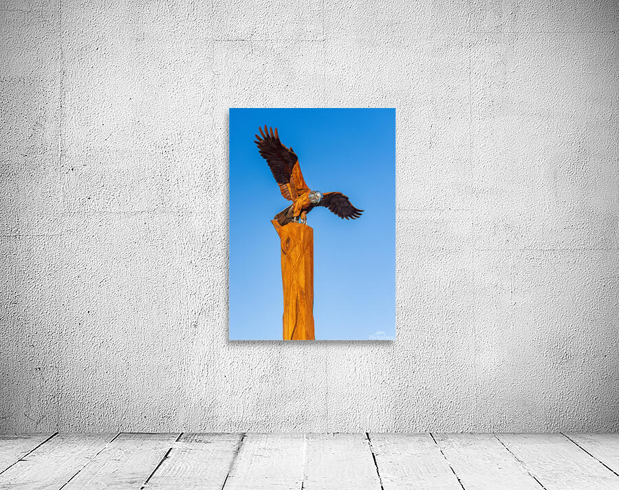 Eagle Landmark sculpture in Riverside Park La Crosse Wisconsin Wall Preview