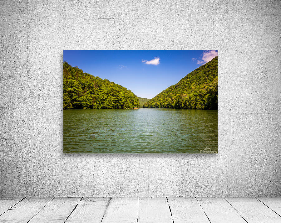 Calm view down Cheat Lake Morgantown Wall Preview
