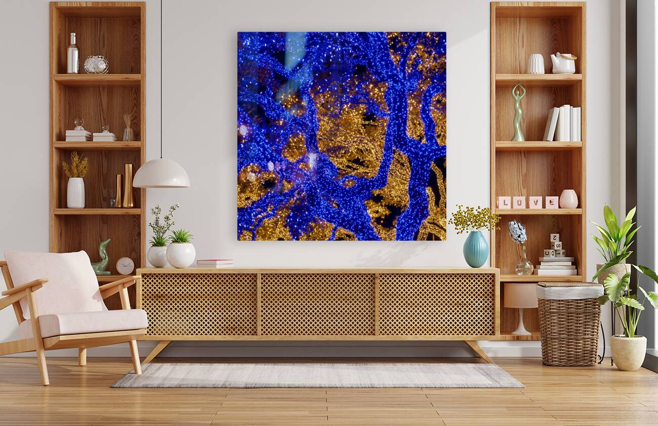 Holiday lights spectacular in Johnson City Texas Reproduction