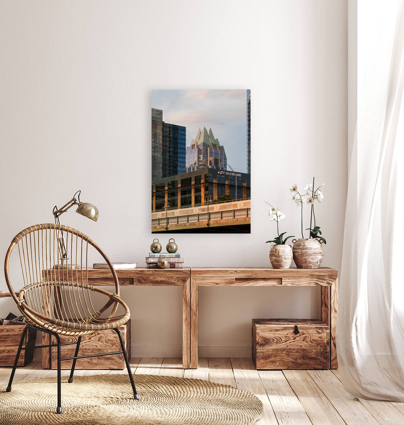 Frost Bank Tower in Austin said to resemble the head of an owl s Reproduction