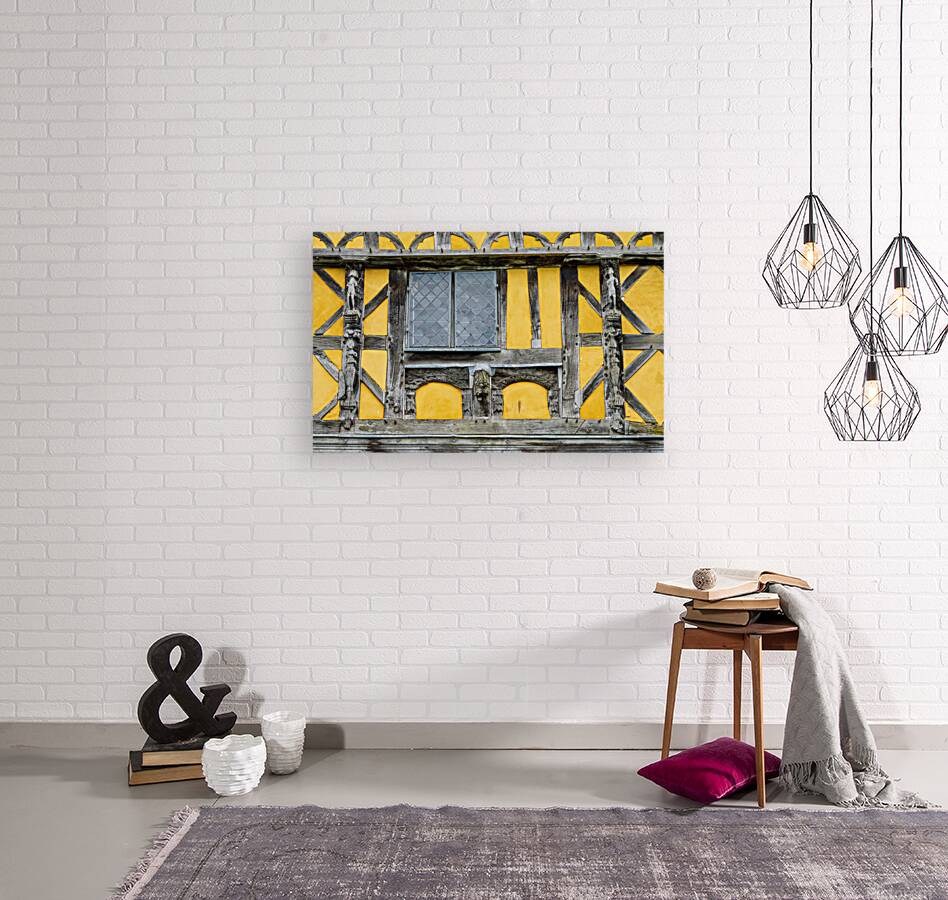 Detail of framing around a window of 13th Century fortified mano Reproduction