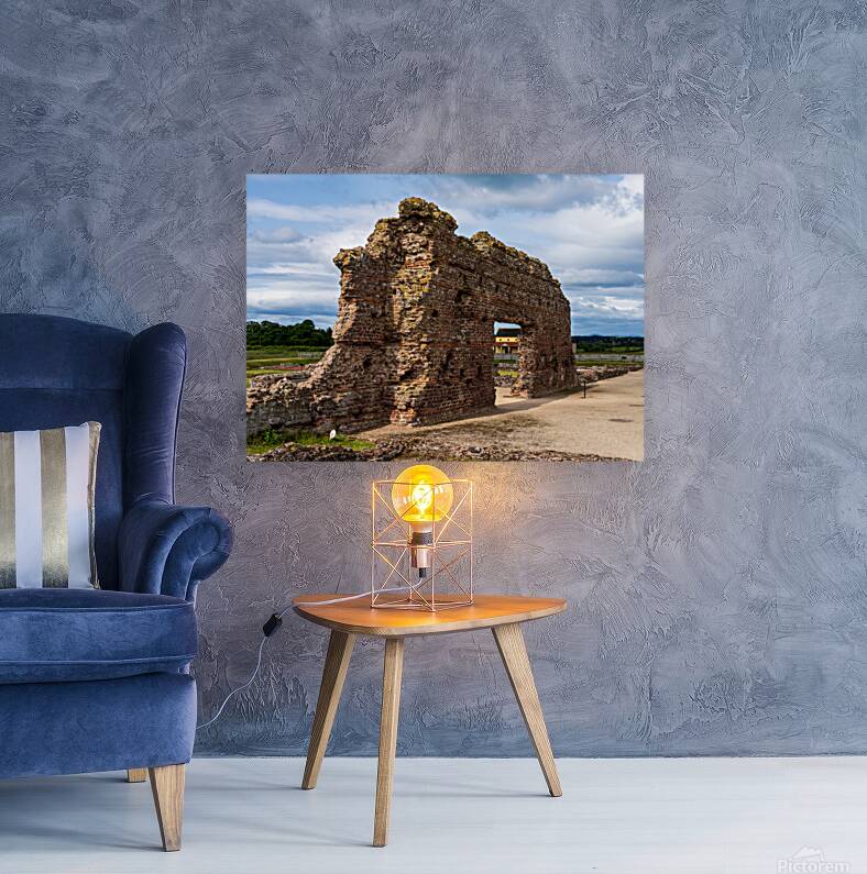 The Old Work is a wall to the baths of the large Roman settlemen Reproduction