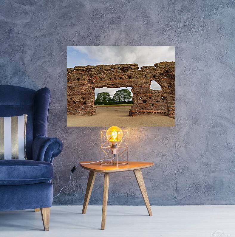 The Old Work is a wall to the baths of the large Roman settlemen Reproduction