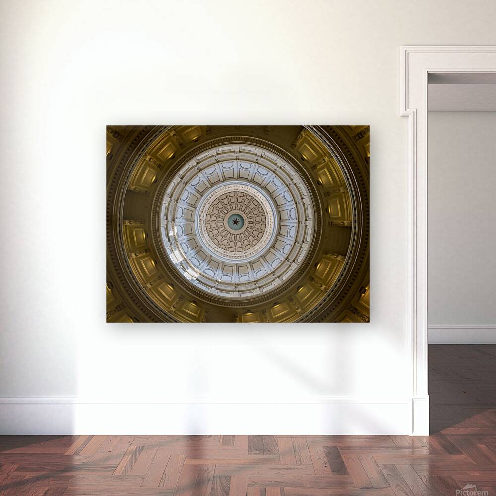 Interior of in the Texas State Capitol in Austin Reproduction