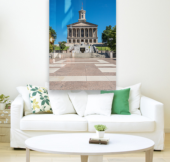 Steps leading to the State Capitol building in Nashville Tennessee Reproduction