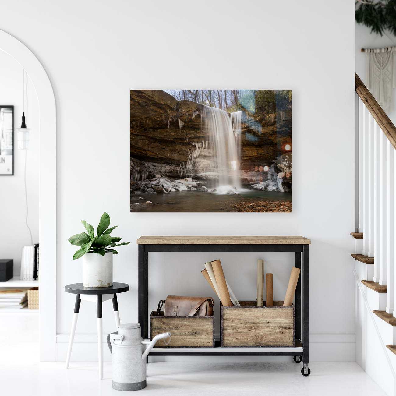 Cucumber Falls in the Ohiopyle State Park Reproduction