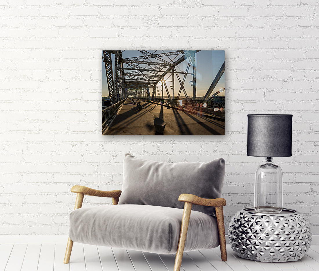 John Seigenthaler pedestrian bridge in Nashville Tennessee Reproduction