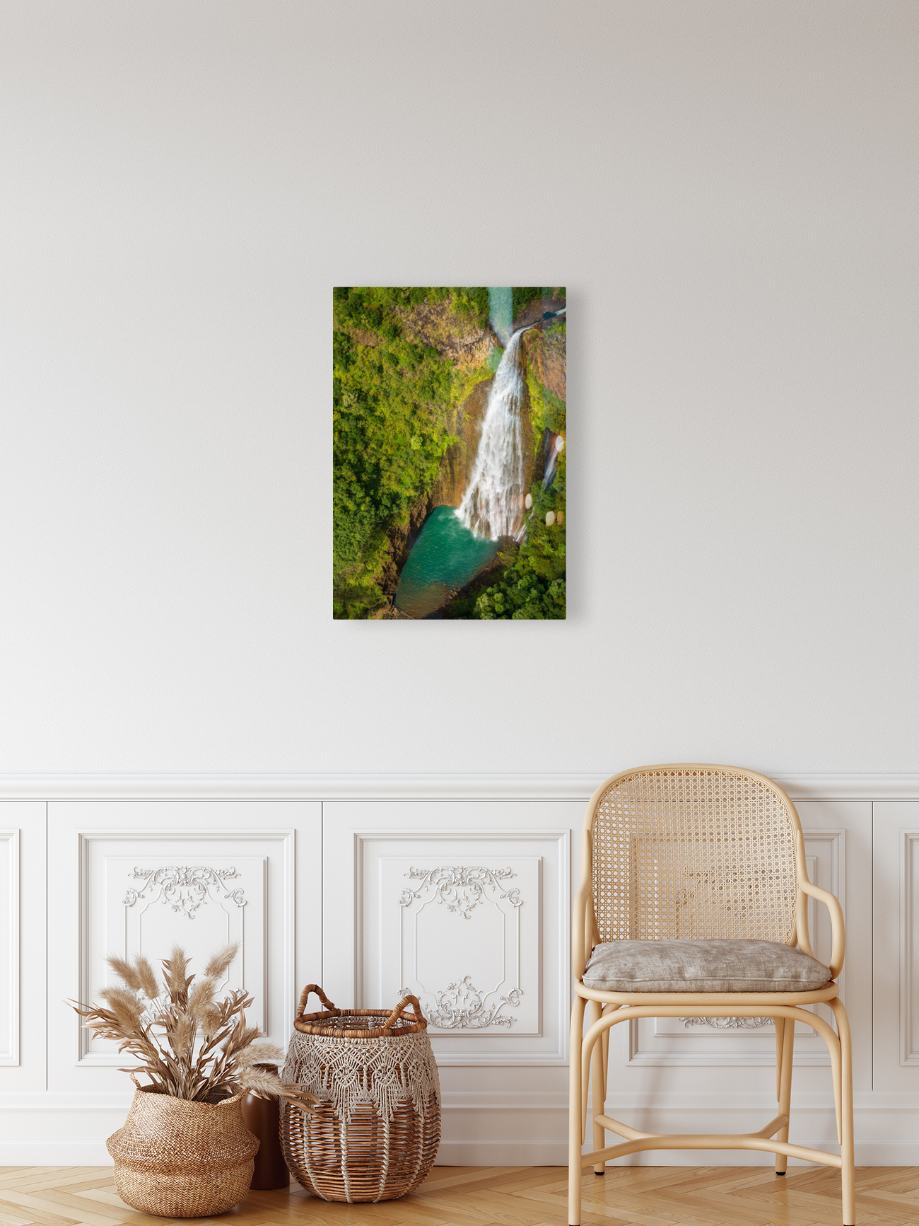 Garden Island of Kauai from helicopter tour Reproduction