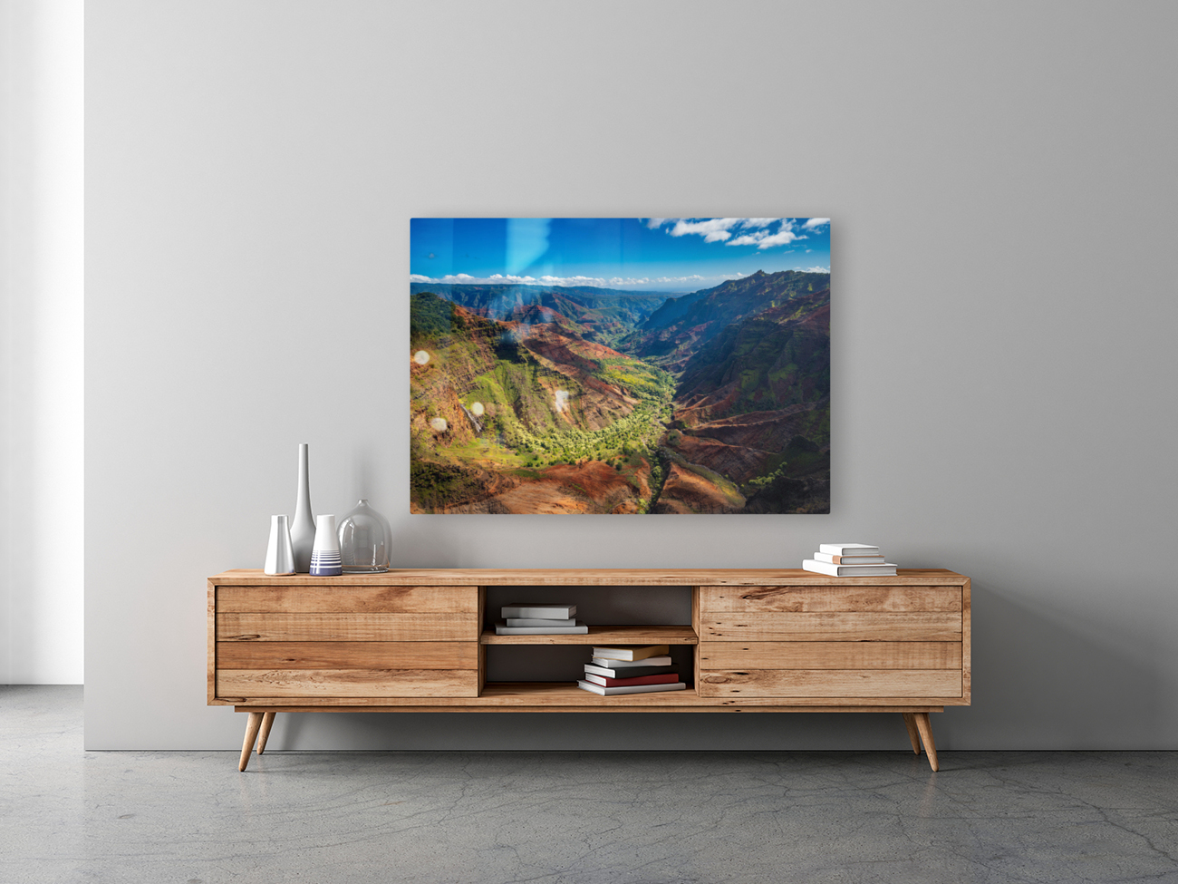 View down Waimea Canyon on Kauai Reproduction