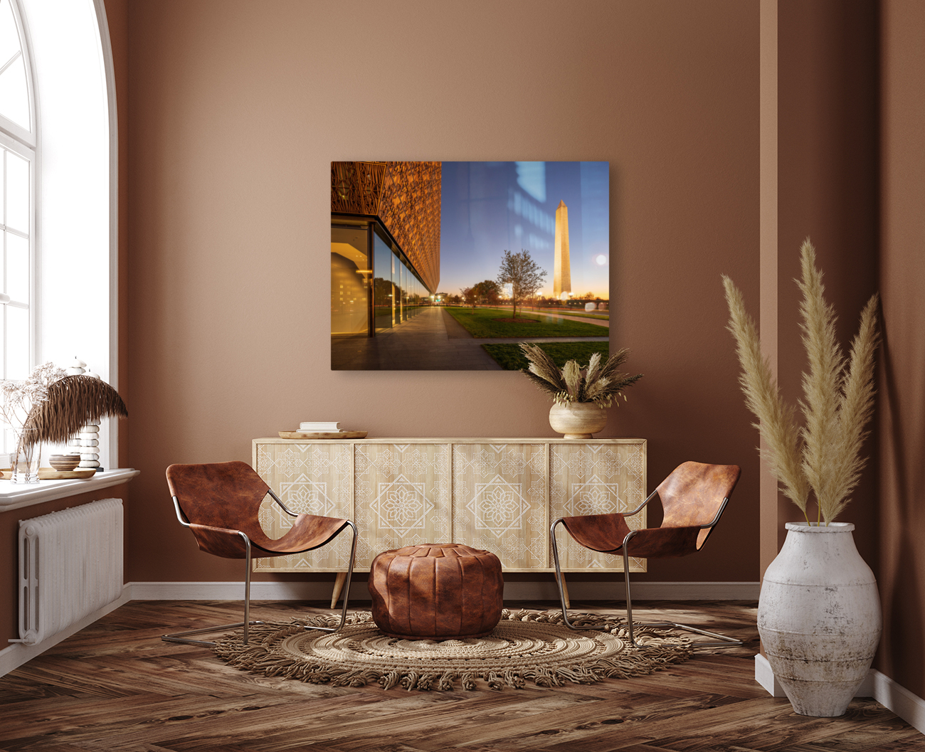 Reflection of Washington Monument Reproduction