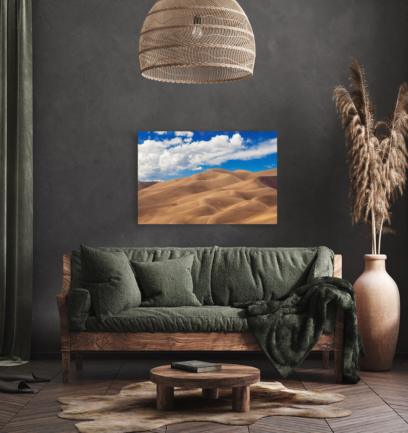 Panorama of Great Sand Dunes NP  Reproduction