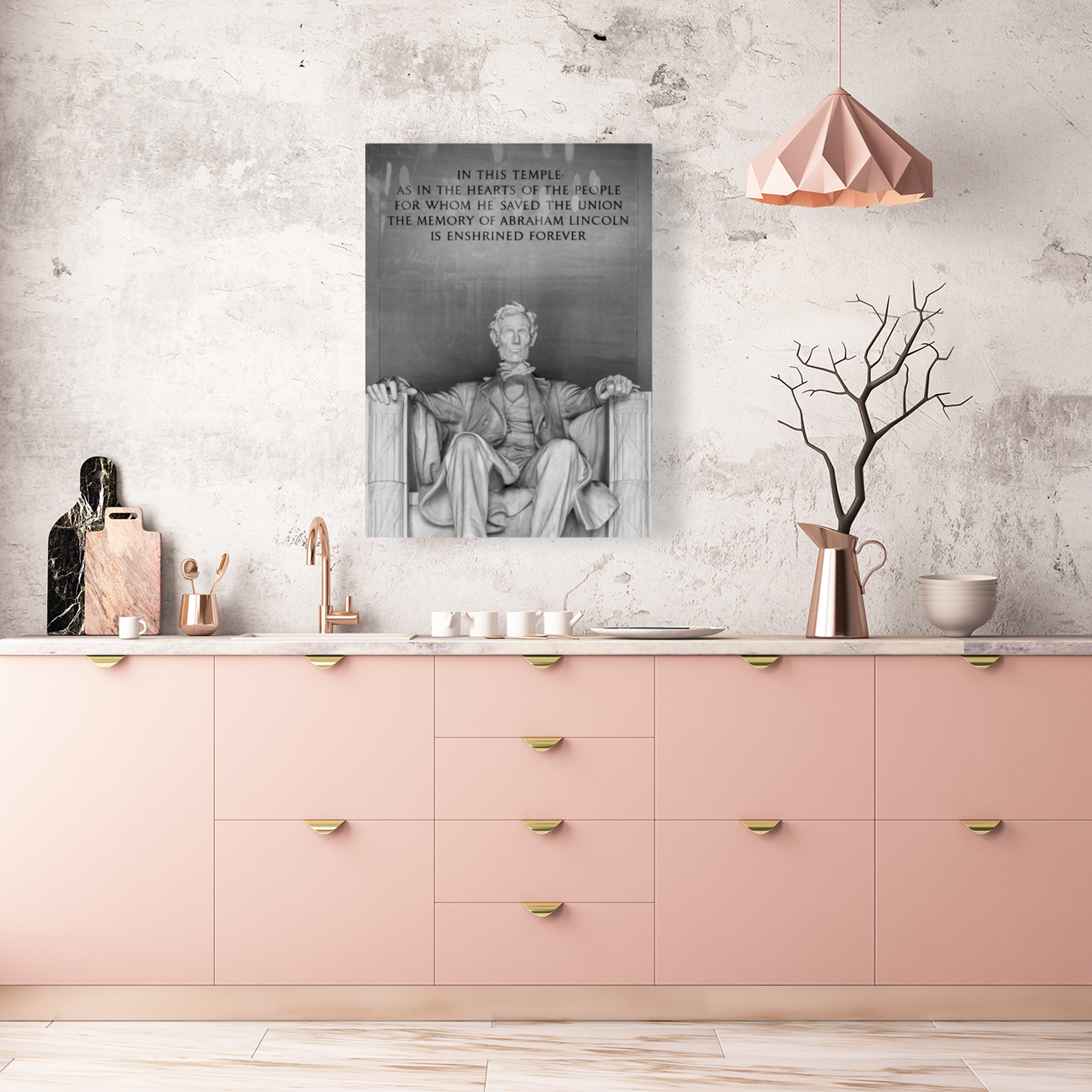 President Lincoln statue Reproduction