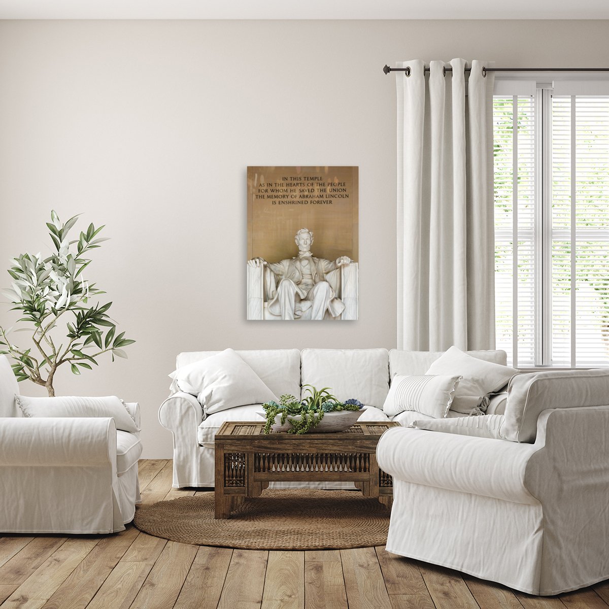 President Lincoln statue Reproduction