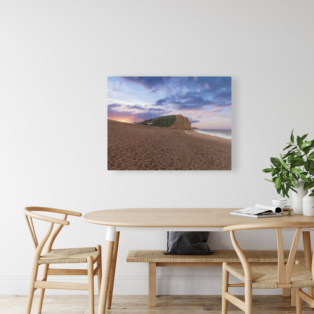 Sunrise at West Bay Dorset in UK Reproduction