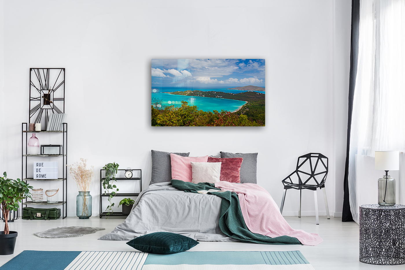 Panoramic view of Magens Bay Reproduction