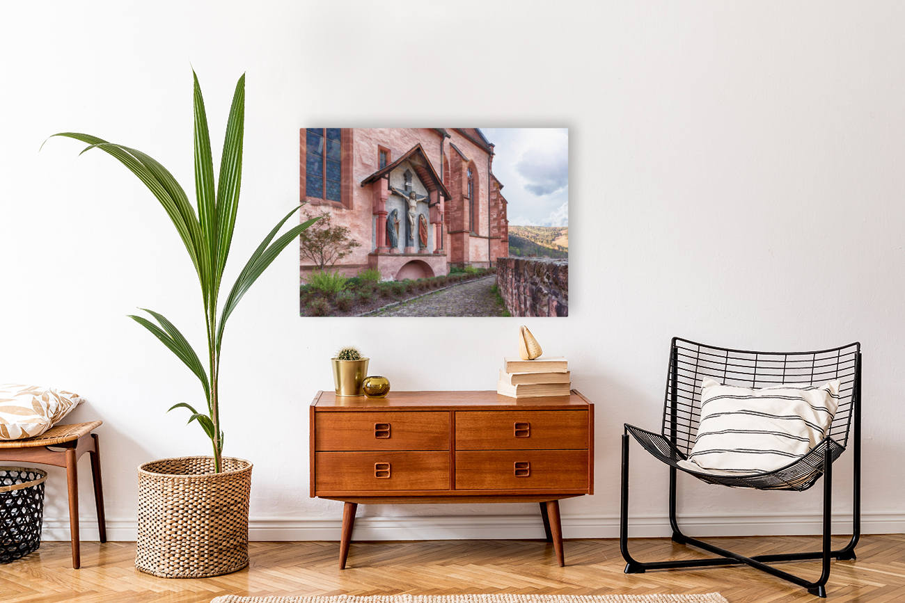 Town of Hirschhorn Hesse Germany Reproduction