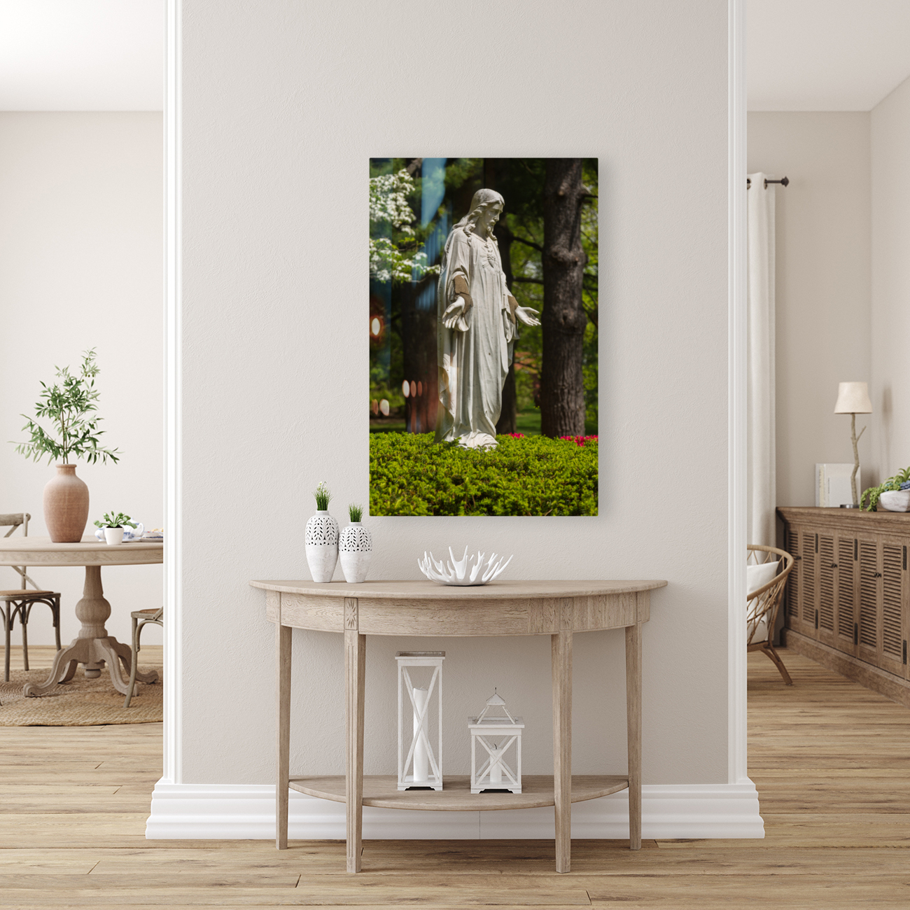 Statue Jesus at Cabrini College Pennsylvania Reproduction