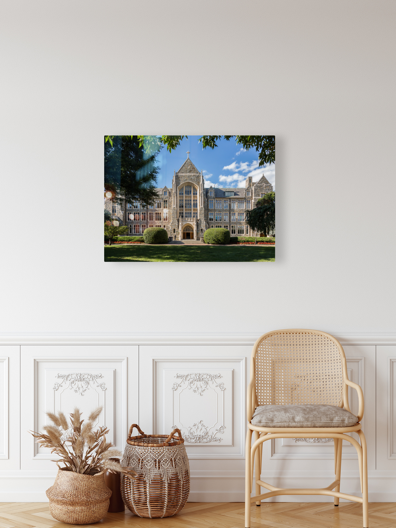 White Gravenor hall Georgetown University DC Reproduction