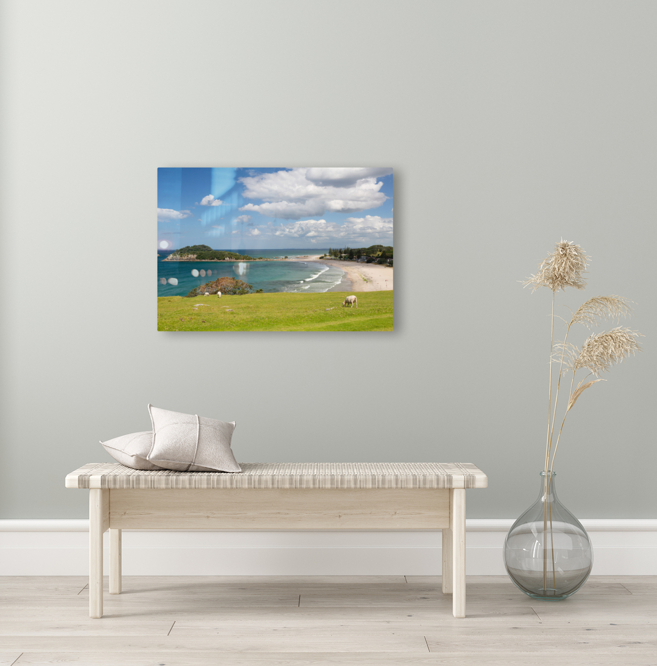 Hike around The Mount at Tauranga in NZ Reproduction