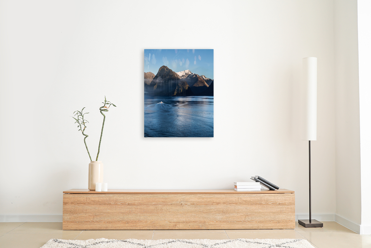 Fjord of Milford Sound in New Zealand Reproduction