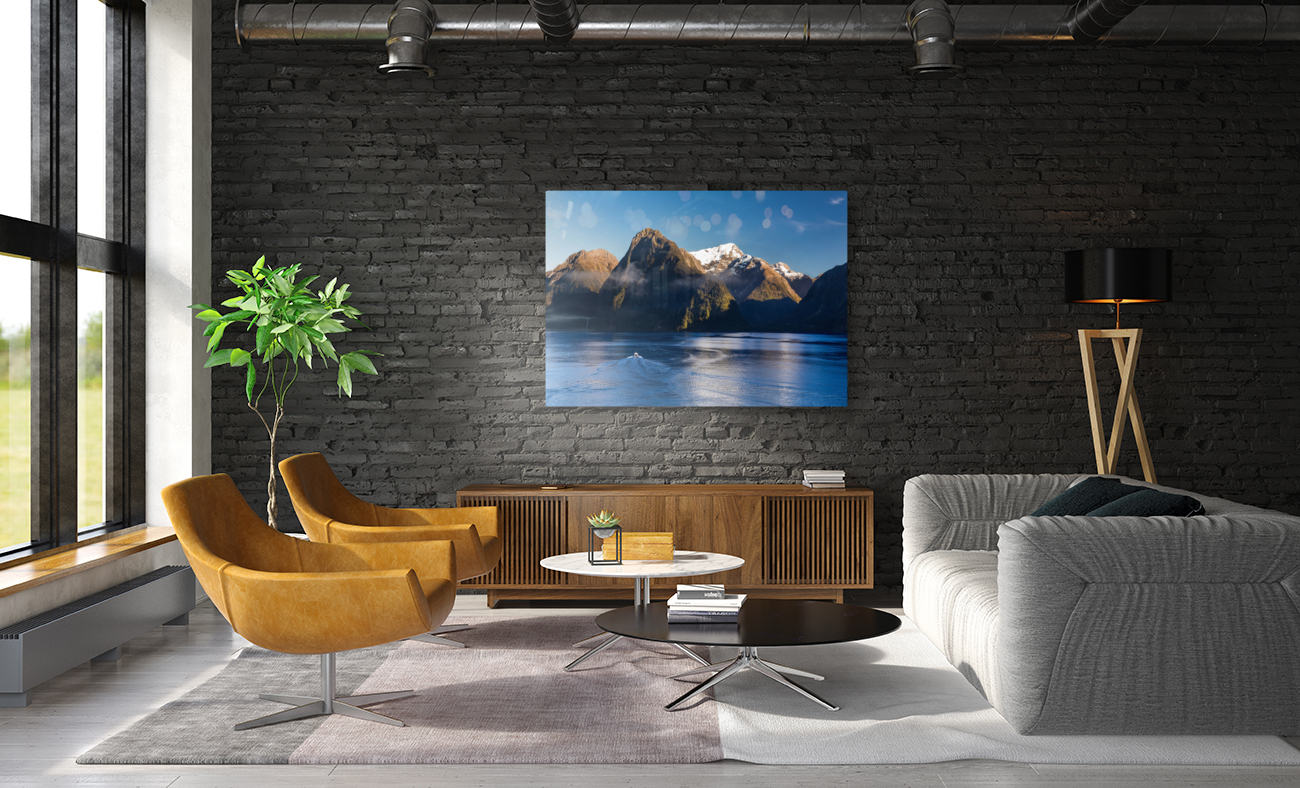 Fjord of Milford Sound in New Zealand Reproduction