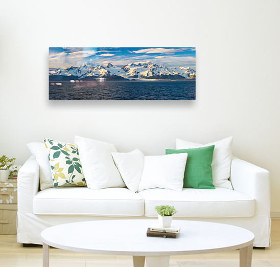 Sidelight on Mt Fairweather and the Glacier Bay National Park in Reproduction