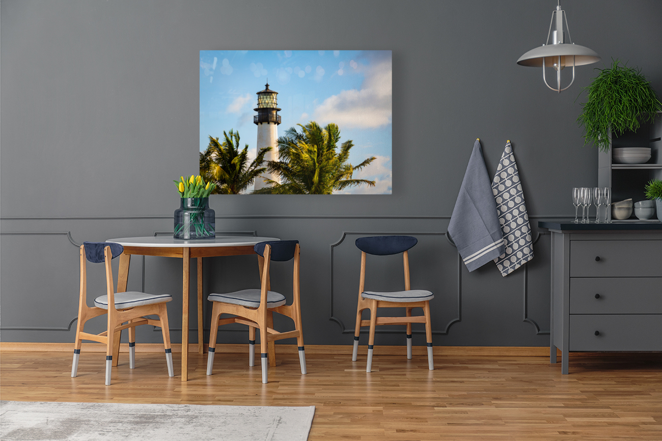 Cape Florida lighthouse in Bill Baggs Reproduction