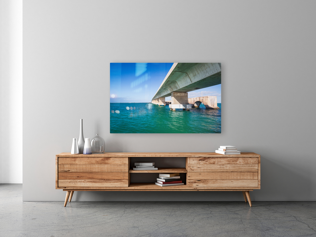 Florida Keys bridge and heritage trail Reproduction