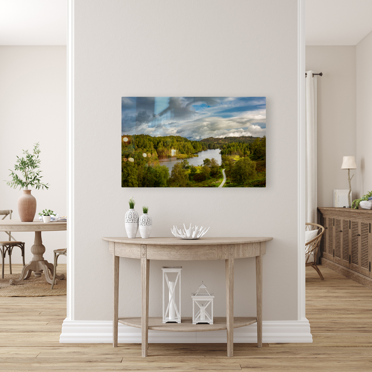 View over Tarn Hows in English Lake District Reproduction