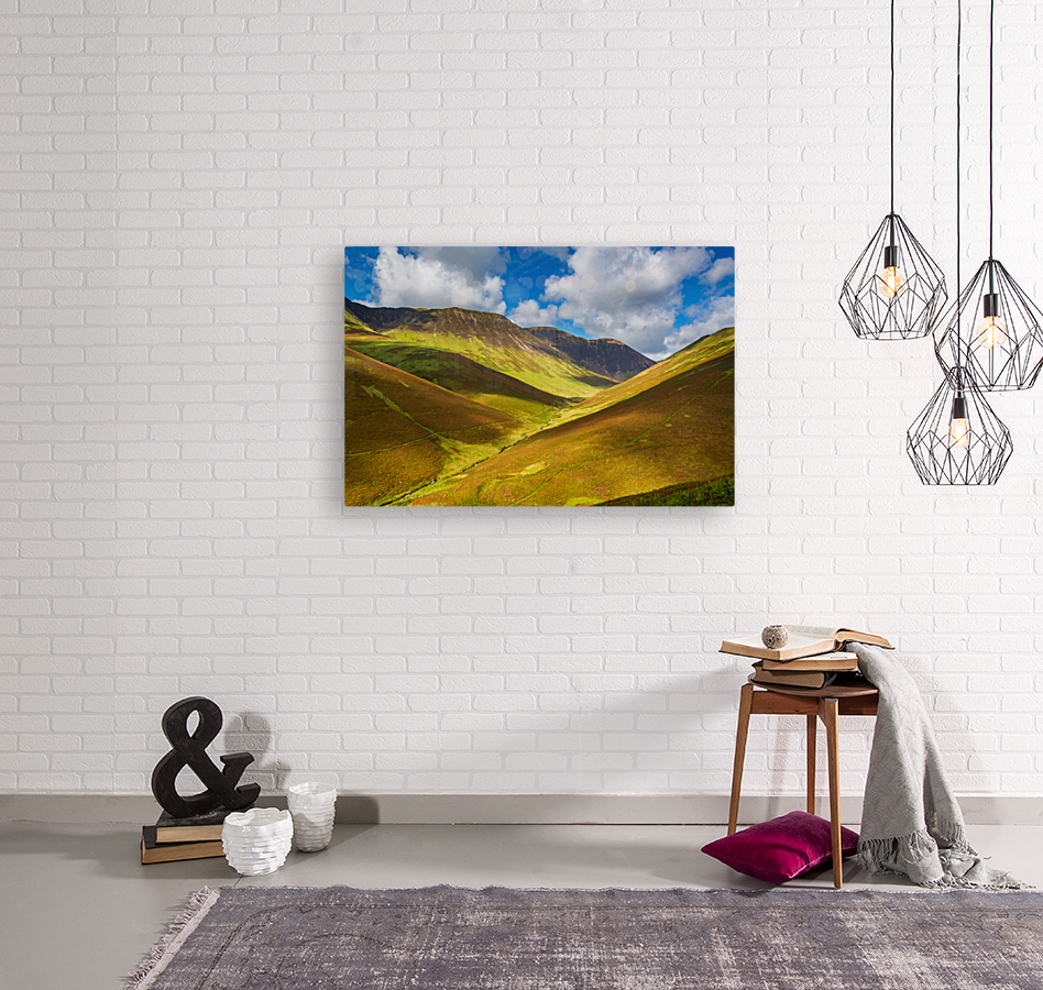 Newlands Pass in Lake District in England Reproduction