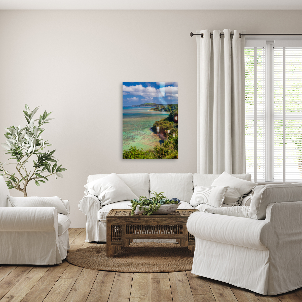 Sealodge and anini beach in Kauai Reproduction