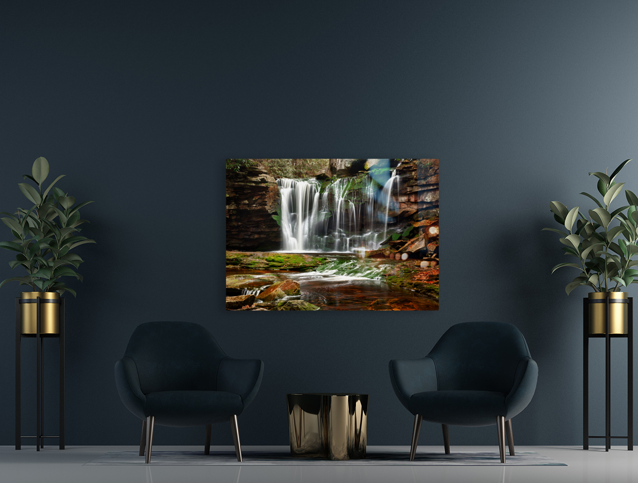 Elakala Falls in West Virginia Reproduction