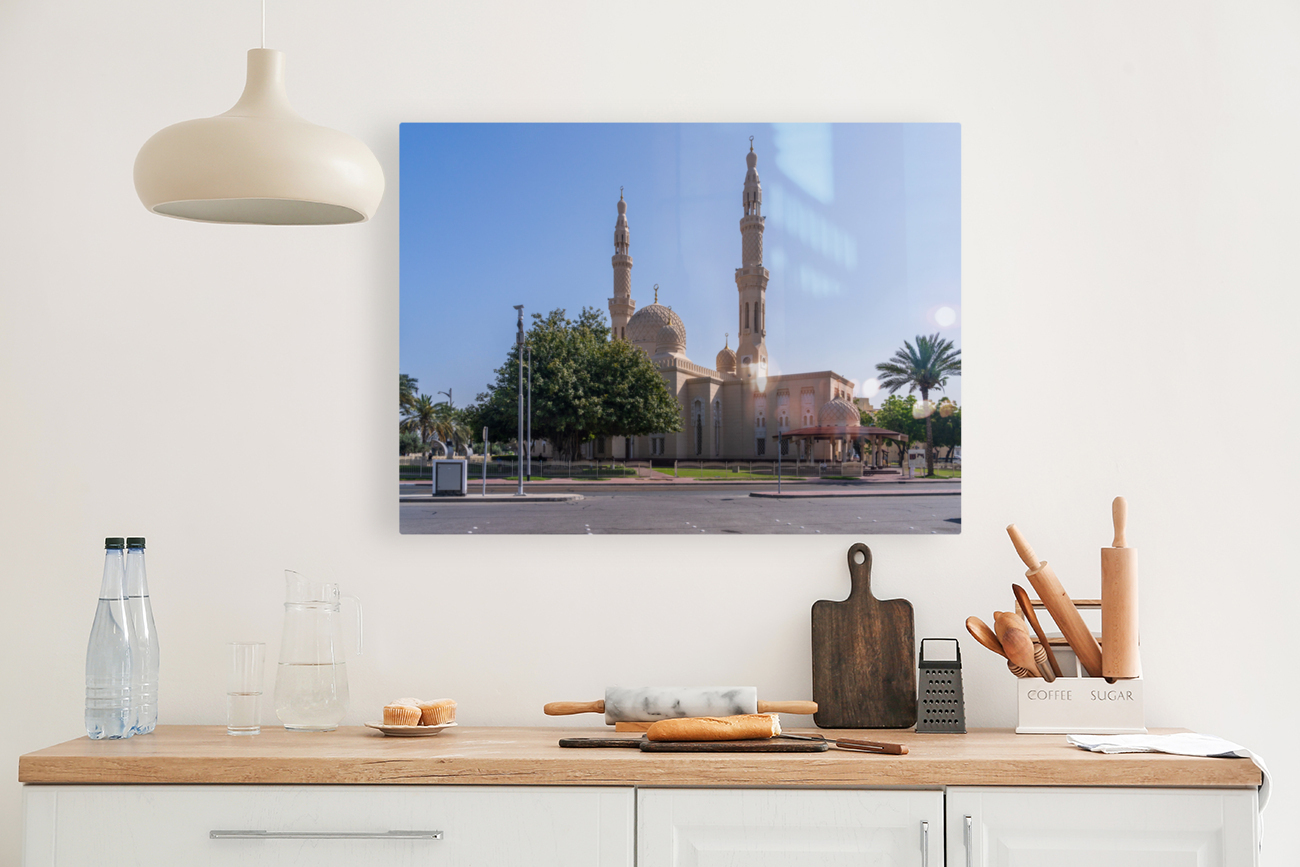 Jumeirah Mosque in Dubai which is open to visitors for education Reproduction