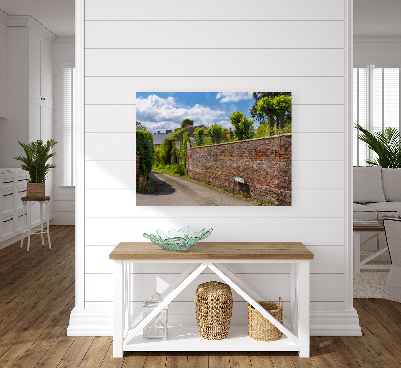 Georgian brick home by Love Lane in Ellesmere Shropshire Reproduction