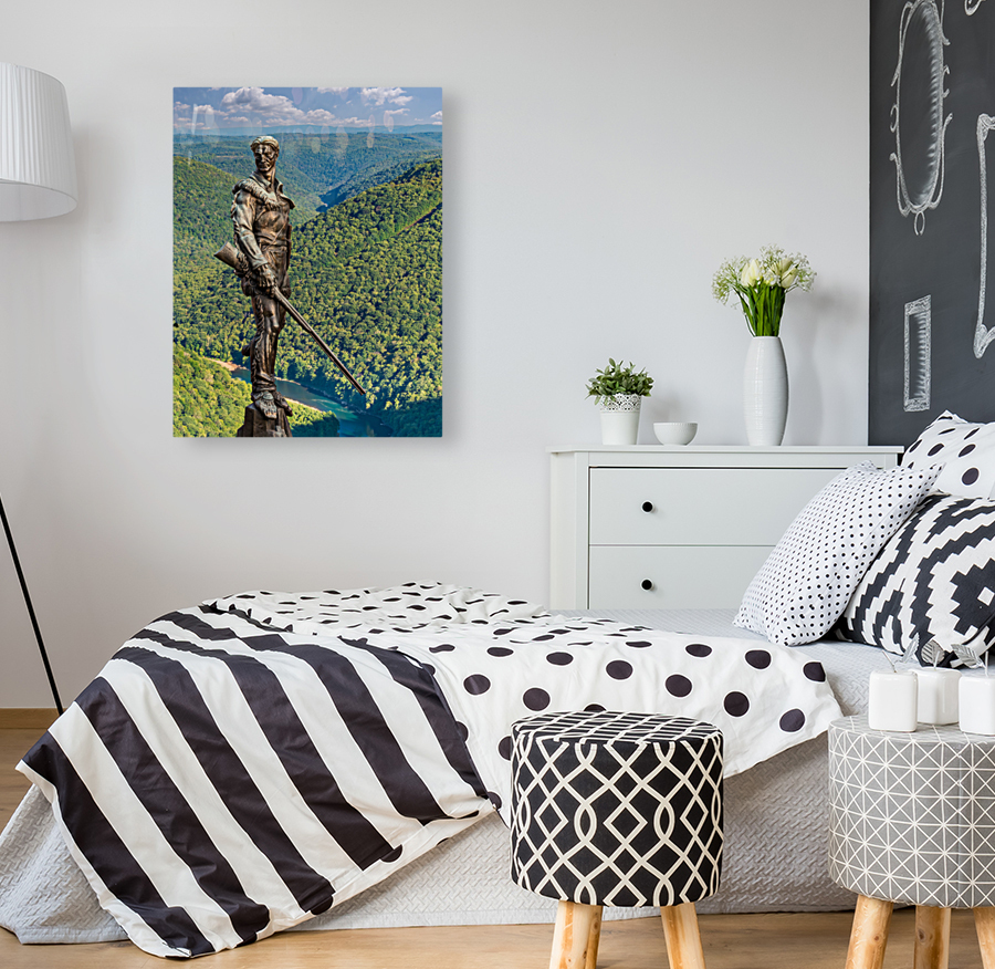 View from Overlook in Snake Hill WMA in WV Reproduction