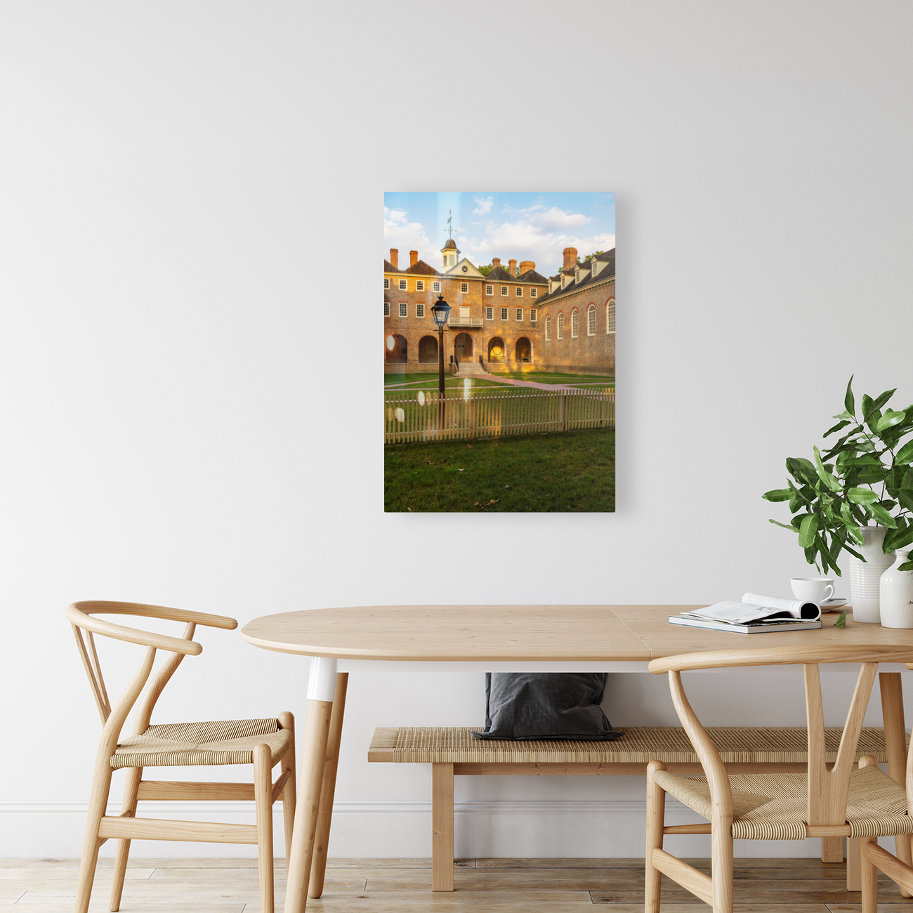 Wren Hall at William and Mary college in Williamsburg Virginia Reproduction