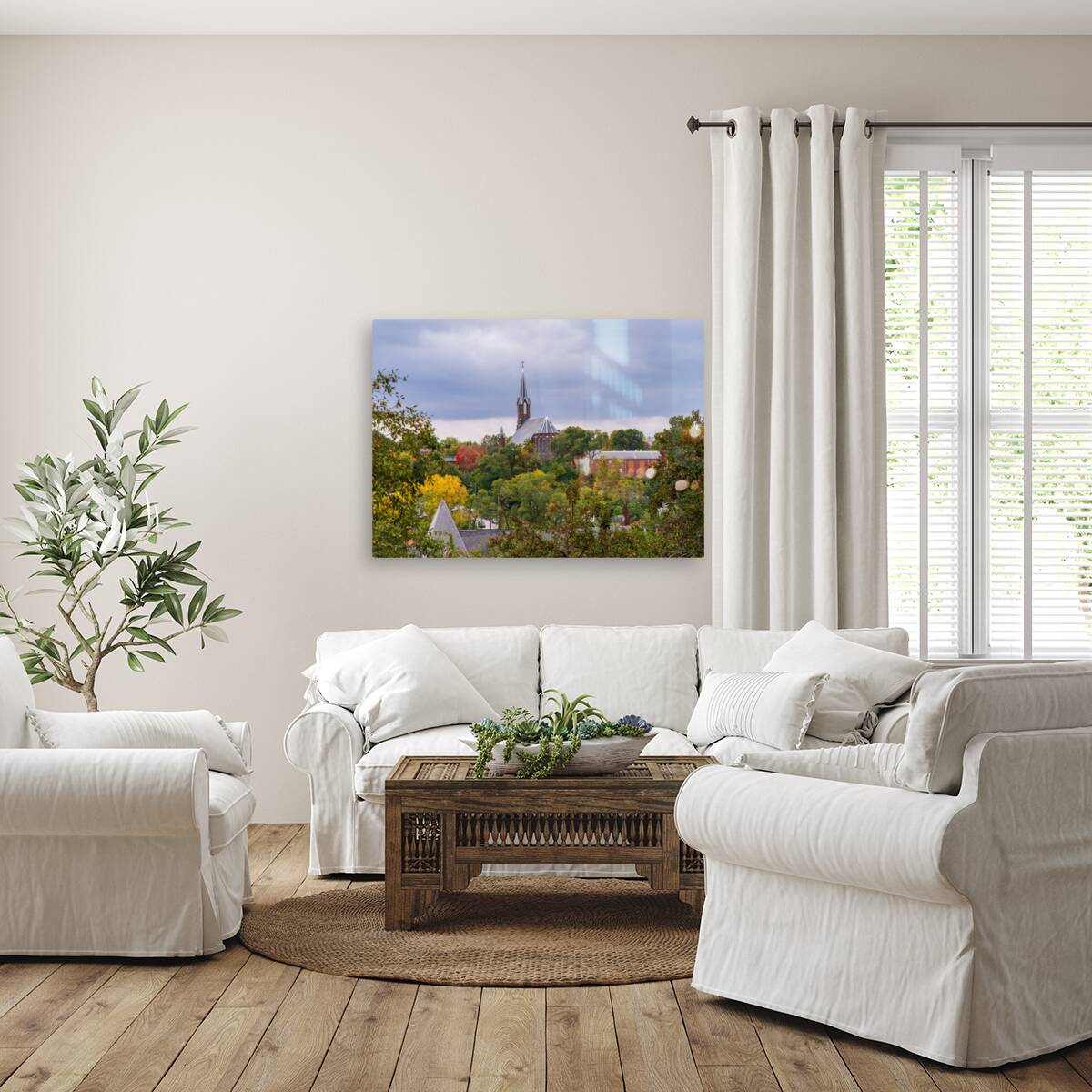 St John catholic church in Burlington in Iowa Reproduction