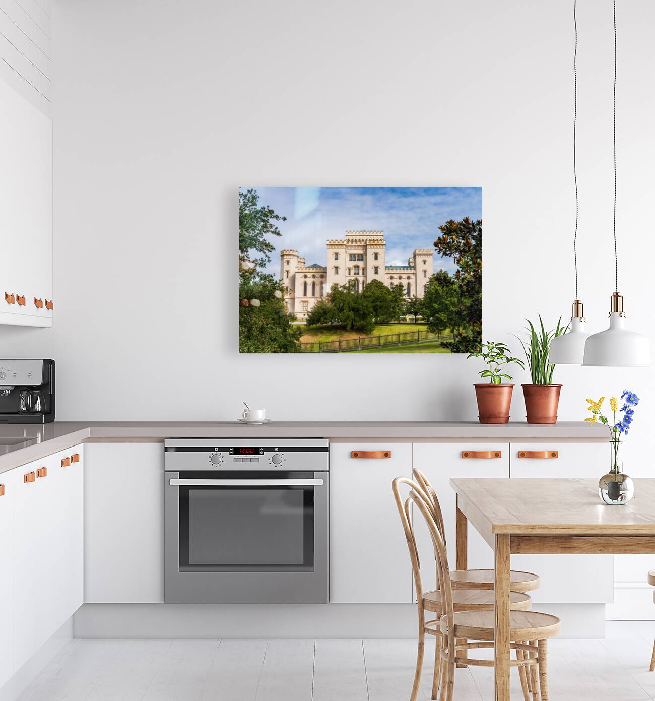 Castle of Baton Rouge or old capitol building in Louisiana Reproduction