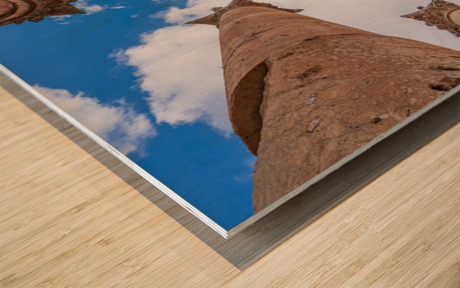 Columns of Artemis at Jerash a Greco Roman well preserved city  Wood print