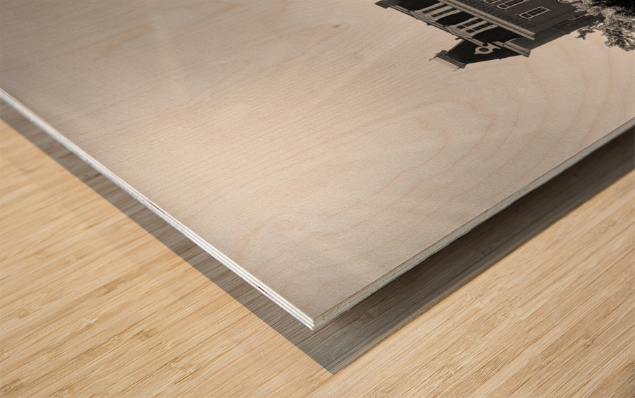 Woodburn Hall at West Virginia University in Morgantown WV Wood print