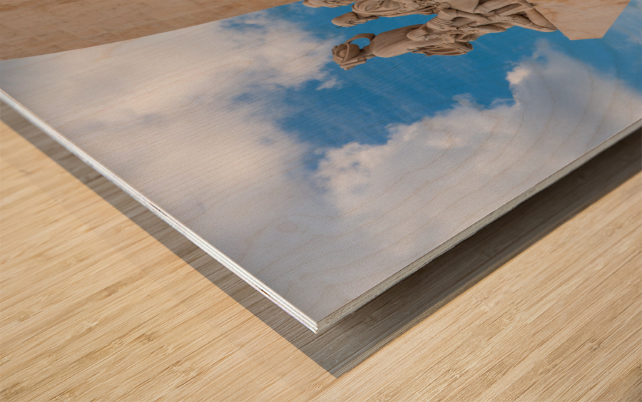 Monument of the Discoveries in Belem near Lisbon Wood print