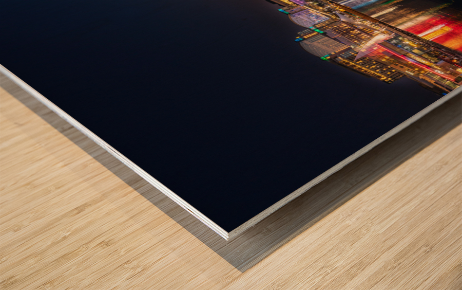 Ferris wheel at National Harbor Wood print