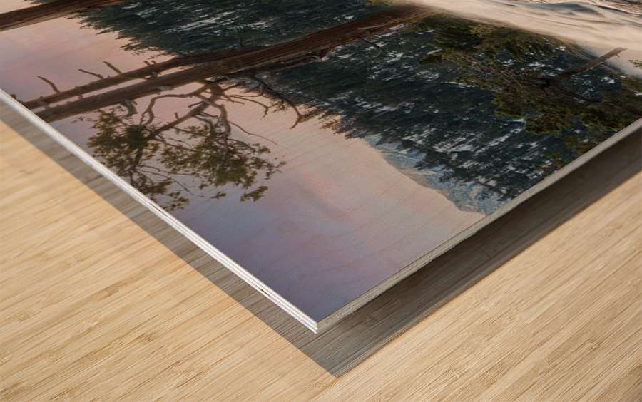 Lower Eagle Falls by Lake Tahoe Wood print