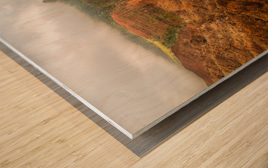 Waimea Canyon Kauai island Hawaii Wood print